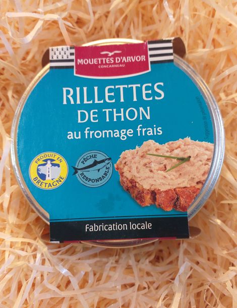 Rillettes de thon aux fromage frais Mouette d'Arvor 125g